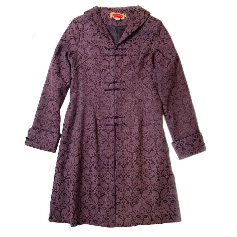 Shanghai Soho Plum Brocade Jacket Size Medium